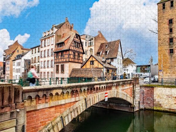 Produktbild: CALVENDO Puzzle Br&uuml;cke | 1000 Teile Lege-Gr&ouml;&szlig;e 64x48cm Foto-Puzzle f&uuml;r gl&uuml;ckliche Stunden