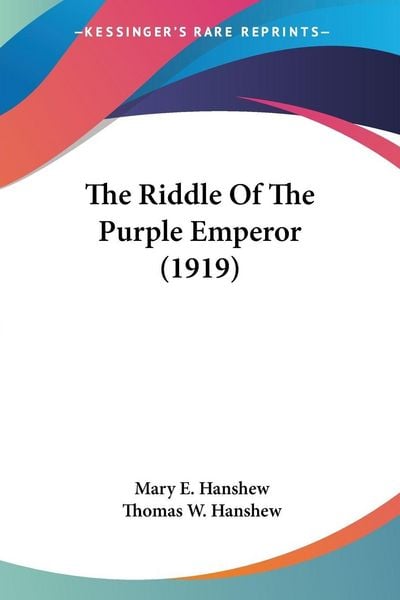 Produktbild: The Riddle Of The Purple Emperor (1919)