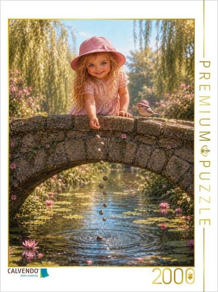 CALVENDO Puzzle Der kleine Glücksstein | 2000 Teile Lege-Größe 90 × 67 cm Foto-Puzzle für glückliche Stunden