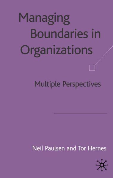 Produktbild: Managing Boundaries in Organizations