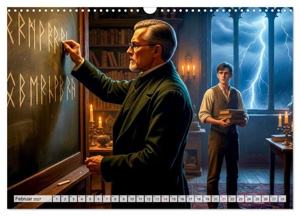 Produktbild: Die Reise zum Mittelpunkt der Erde (Wandkalender 2027 DIN A3 quer), CALVENDO Monatskalender