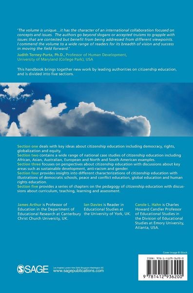 Produktbild: SAGE Handbook of Education for Citizenship and Democracy
