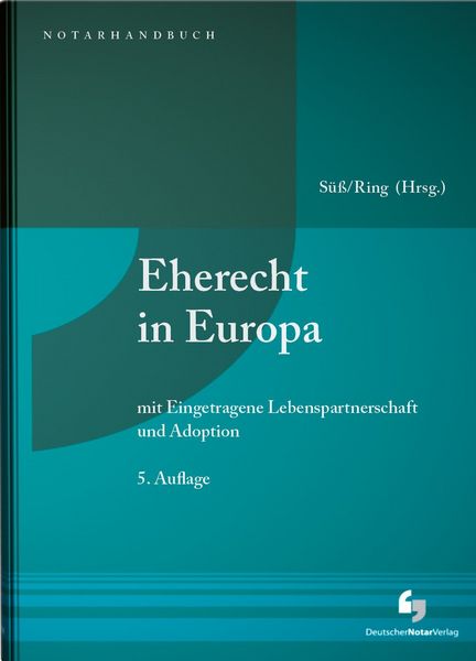 Produktbild: Eherecht in Europa