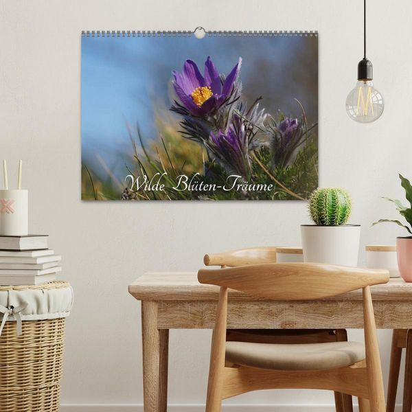Produktbild: Wilde Bl&uuml;ten-Tr&auml;ume (Wandkalender 2026 DIN A3 quer), CALVENDO Monatskalender