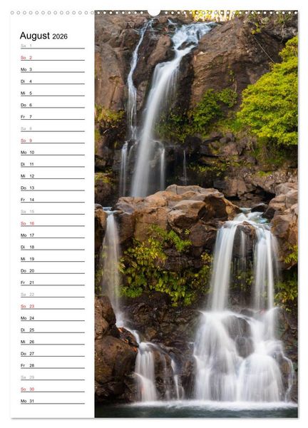Produktbild: Faszination Wasserfall (Wandkalender 2026 DIN A2 hoch), CALVENDO Monatskalender