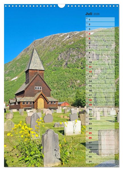 Produktbild: Skandinavien entdecken - Von Schweden nach Norwegen mit dem Wohnmobil (Wandkalender 2026 DIN A3 hoch), CALVENDO Monatskalender