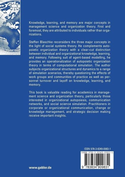 Produktbild: Structures and Dynamics of Autopoietic Organizations