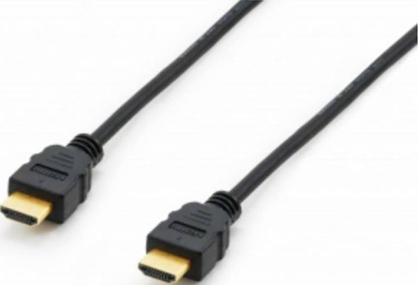 Equip HDMI Anschlusskabel HDMI-A Stecker 10.00 m Schwarz 119373 vergoldete Steckkontakte HDMI-Kabel