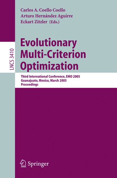 Produktbild: Evolutionary Multi-Criterion Optimization