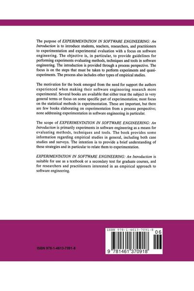Produktbild: Experimentation in Software Engineering