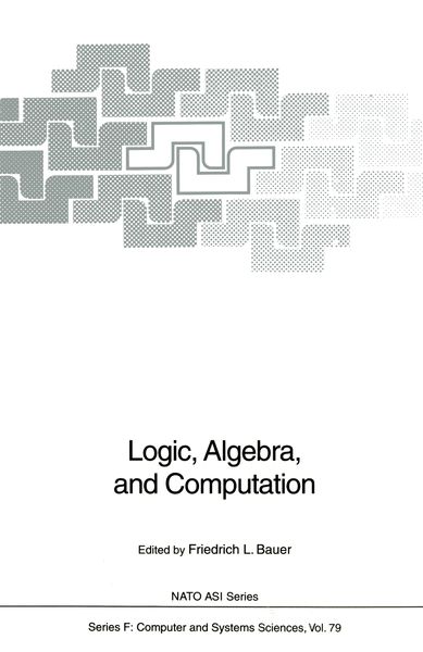 Produktbild: Logic, Algebra, and Computation