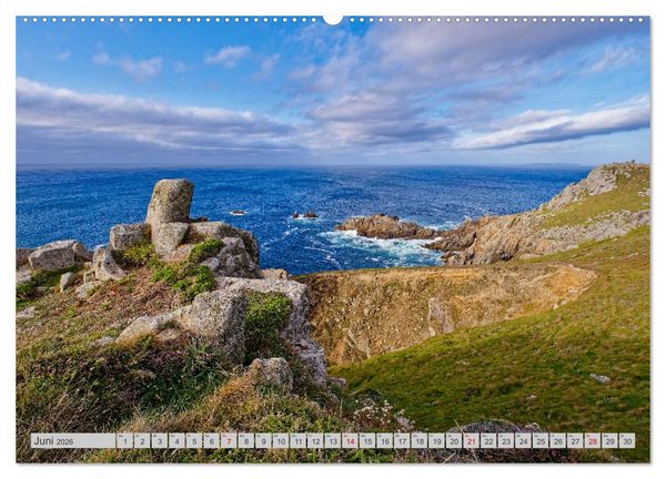 Produktbild: Cote Sauvage. Wilde Atlantikk&uuml;ste der Bretagne. (Wandkalender 2026 DIN A2 quer), CALVENDO Monatskalender
