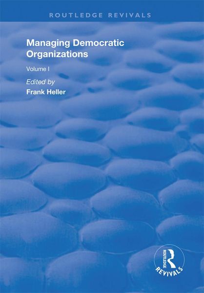 Produktbild: Managing Democratic Organizations I
