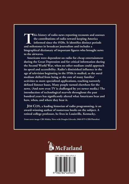 Produktbild: Radio Journalism in America
