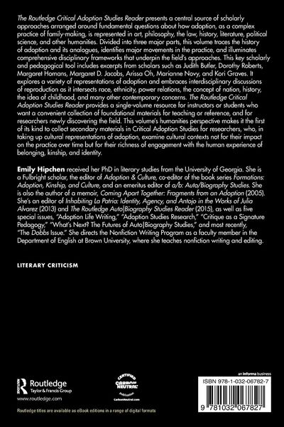 Produktbild: The Routledge Critical Adoption Studies Reader