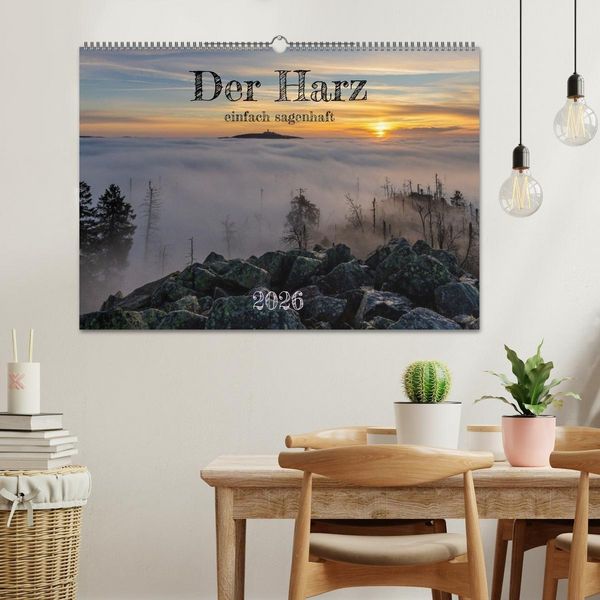 Produktbild: Der Harz - einfach sagenhaft (Wandkalender 2026 DIN A2 quer), CALVENDO Monatskalender