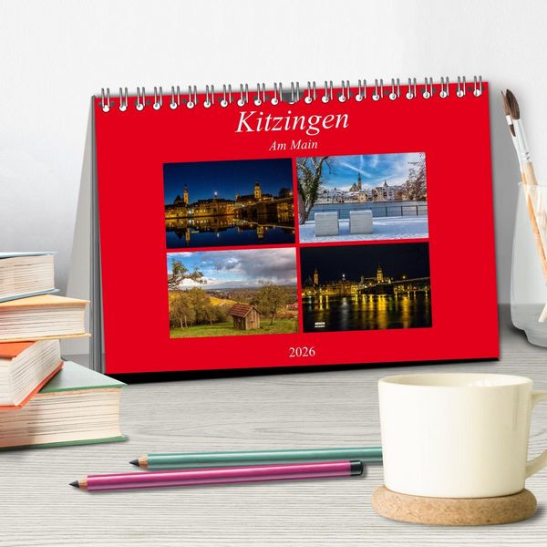 Produktbild: Kitzingen am Main (Tischkalender 2026 DIN A5 quer), CALVENDO Monatskalender