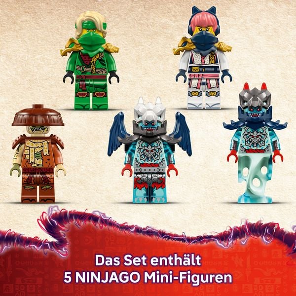 Produktbild: LEGO NINJAGO 2in1 Lloyds Jet-Mech - Set mit Drachen & Figuren - 71845