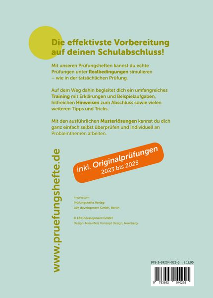 Produktbild: Pr&uuml;fungsheft & Training - 2026 Englisch Realschule &ndash; Hessen &ndash; Original-Pr&uuml;fungen und L&ouml;sungen