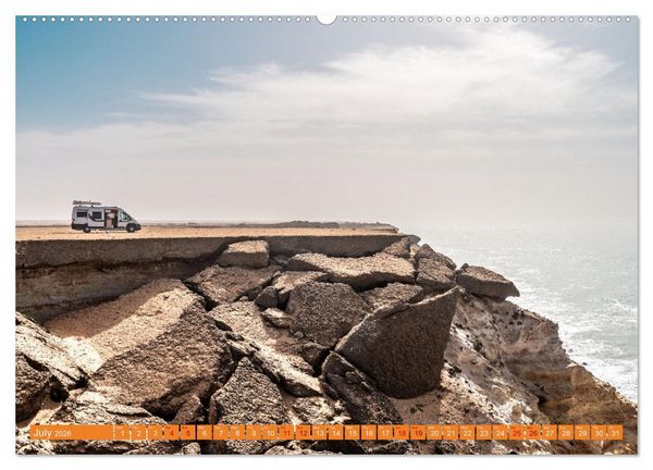 Produktbild: Van Life Road Trip Morocco (Wall Calendar 2026 DIN A2 landscape), CALVENDO 12 Month Wall Calendar