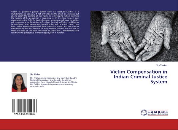 Produktbild: Victim Compensation in Indian Criminal Justice System