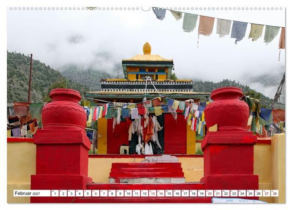 Produktbild: Farbenfrohes Indien (Wandkalender 2027 DIN A2 quer), CALVENDO Monatskalender