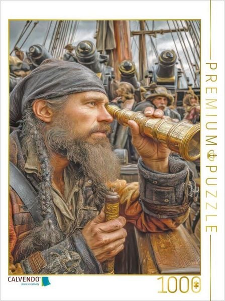 CALVENDO Puzzle Seefahrer und Piraten | 1000 Teile Lege-Größe 64 × 48 cm Foto-Puzzle für glückliche Stunden