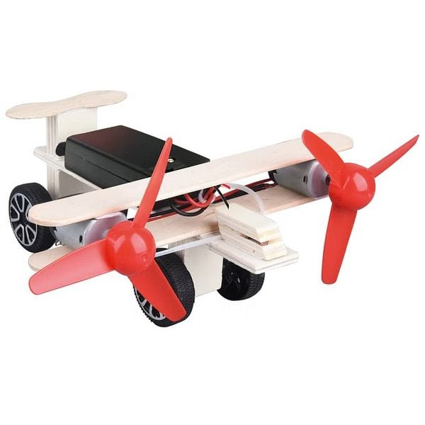 Produktbild: Fischertechnik 579981 - miniMINT, Sky Twin, Technik-Holzbausatz ab 8 Jahren