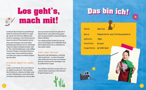 Produktbild: Checkerin Marina: Komm, das checken wir! DIY- und Mitmachbuch