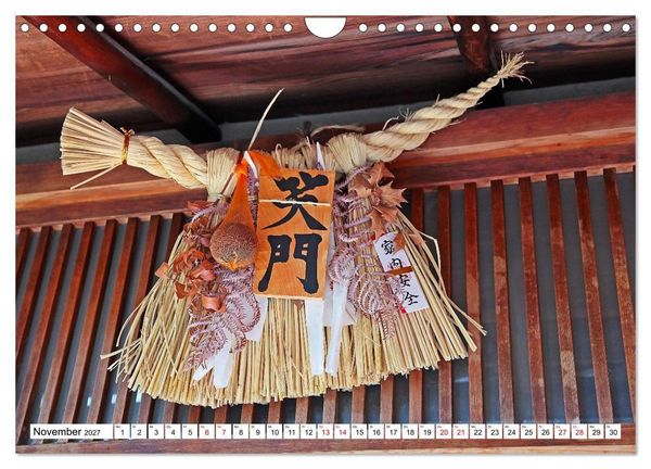 Produktbild: Japan Gl&uuml;cksbringer (Wandkalender 2027 DIN A4 quer), CALVENDO Monatskalender