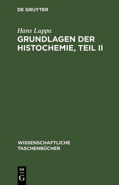 Produktbild: Grundlagen der Histochemie, Teil II
