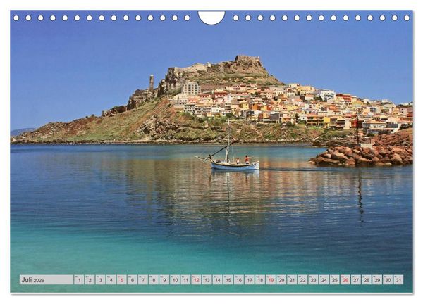 Produktbild: SARDINIEN - SARDEGNA (Wandkalender 2026 DIN A4 quer), CALVENDO Monatskalender