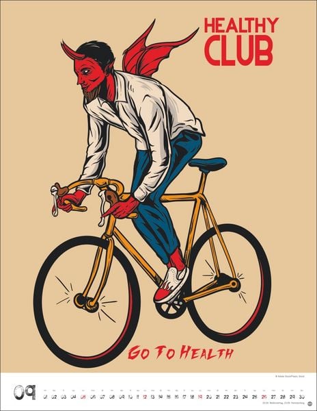 Produktbild: Bike Art Posterkalender 2027