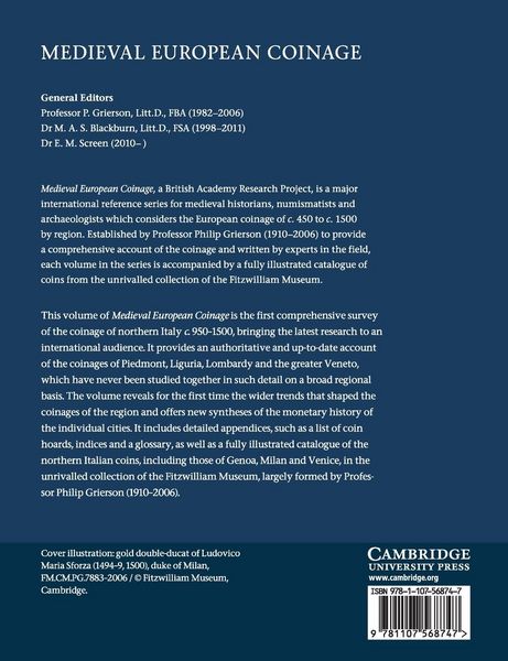 Produktbild: Medieval European Coinage: Volume 12, Northern Italy