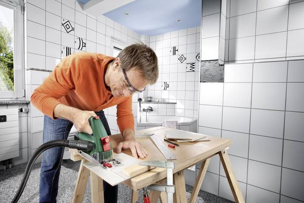 Produktbild: Bosch Home and Garden PKS 16 Multi Mini-Handkreiss&auml;ge Schnitttiefe max. (90&deg;) 16 mm inkl. Koffer 400 W