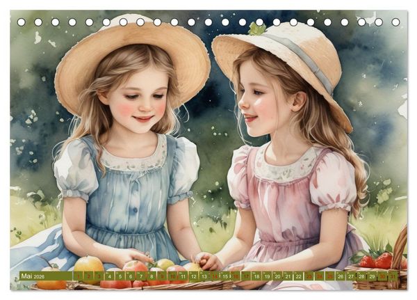Produktbild: Liebste Kinder (Tischkalender 2026 DIN A5 quer), CALVENDO Monatskalender