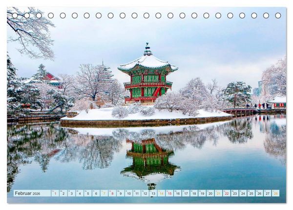 Produktbild: S&uuml;dkorea - Hightech und viel Tradition (Tischkalender 2026 DIN A5 quer), CALVENDO Monatskalender