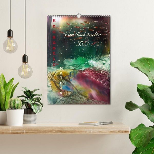 Produktbild: Encaustic-Malerei Kunstkalender 2027 (Wandkalender 2027 DIN A3 hoch), CALVENDO Monatskalender