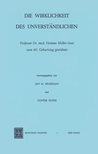 Produktbild: Die Wirklichkeit Des Unverst&auml;ndlichen