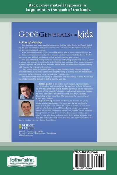 Produktbild: God's Generals For Kids/John G. Lake