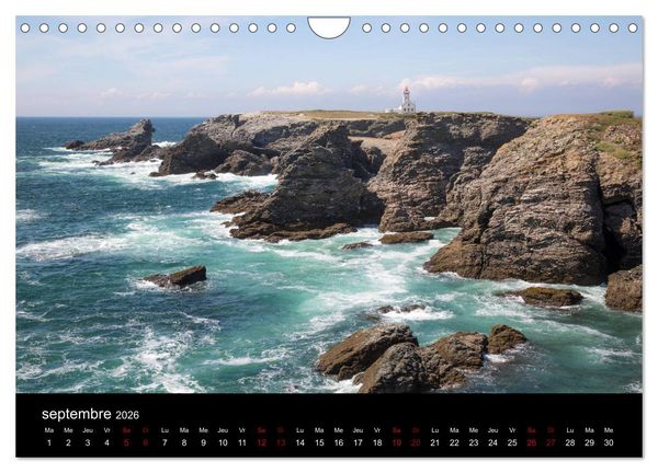 Produktbild: Belle-&Icirc;le, la belle (Calendrier mural 2026 DIN A4 vertical), CALVENDO calendrier mensuel