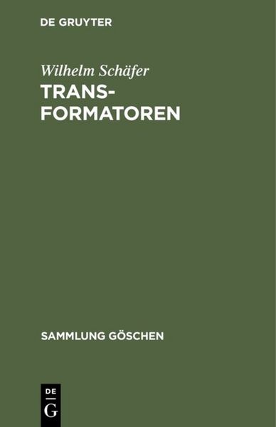 Produktbild: Transformatoren