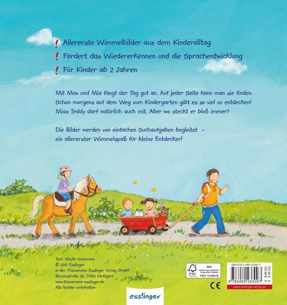 Produktbild: Mein allererstes Wimmelbuch: Durch den Tag