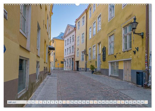 Produktbild: Nordischer Glanz &ndash; Tallinn - Riga - Vilnius (hochwertiger Premium Wandkalender 2027 DIN A2 quer), Kunstdruck in Hochglanz