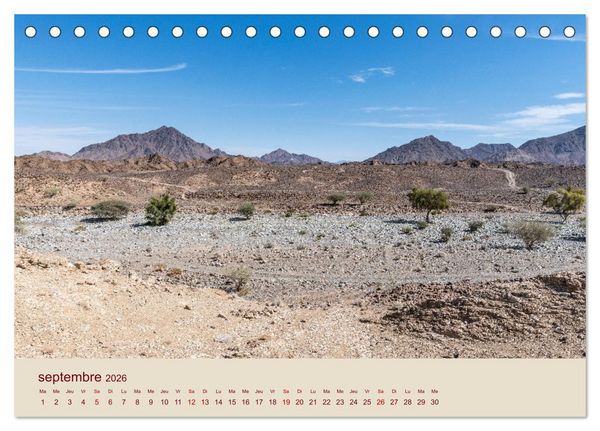 Produktbild: Entre pierres et sable (Calendrier de bureau 2026 DIN A5 vertical), CALVENDO calendrier mensuel