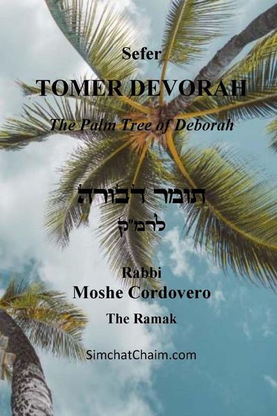 Produktbild: TOMER DEVORAH - The Palm Tree of Deborah