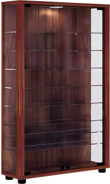 Holz Glas Stand Vitrine Sammelvitrine Lumo Mini