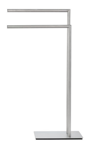 Produktbild: Handtuchst&auml;nder Mod. Recco Edelstahl satiniert, schwere Bodenplatte f&uuml;r sicheren Stand