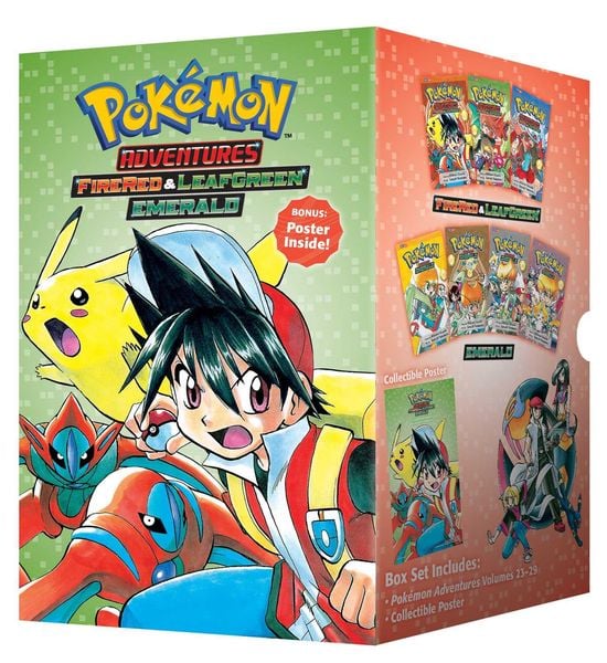 Produktbild: Pokemon Adventures Fire Red & Leaf Green / Emerald Box Set