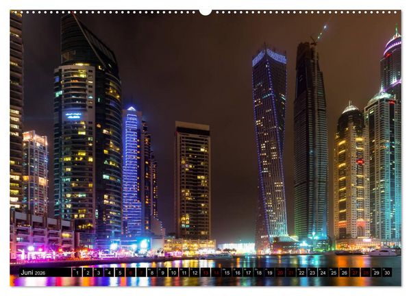 Produktbild: Dubai W&uuml;stenstadt (Wandkalender 2026 DIN A2 quer), CALVENDO Monatskalender